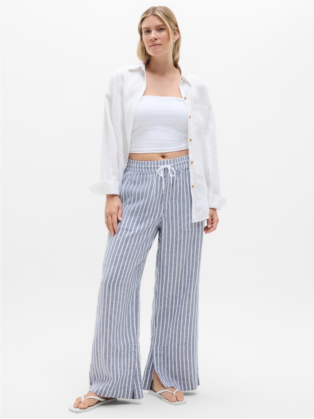 ATHELTA 💙 Retreat Linen Pants